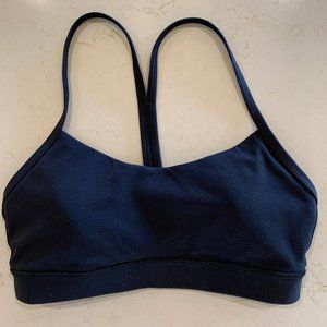 Lululemon Black Y Flow Sports Bra Size 6